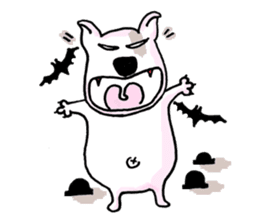 Arron the Bull Terrier sticker #3431358