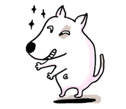 Arron the Bull Terrier sticker #3431360