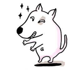 Arron the Bull Terrier sticker #3431360