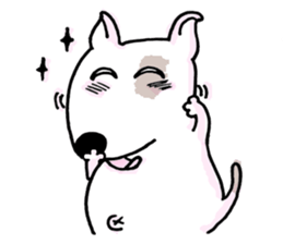 Arron the Bull Terrier sticker #3431362