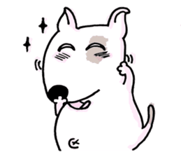 Arron the Bull Terrier sticker #3431362