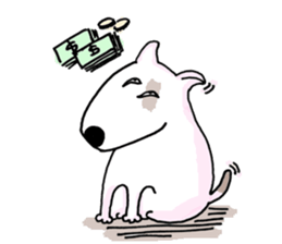 Arron the Bull Terrier sticker #3431364