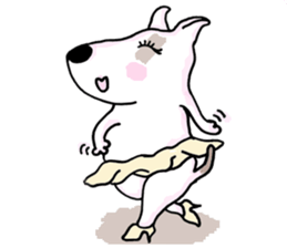 Arron the Bull Terrier sticker #3431368