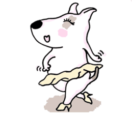 Arron the Bull Terrier sticker #3431368