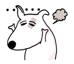 Arron the Bull Terrier sticker #3431369