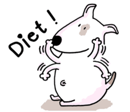 Arron the Bull Terrier sticker #3431372
