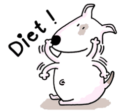 Arron the Bull Terrier sticker #3431372