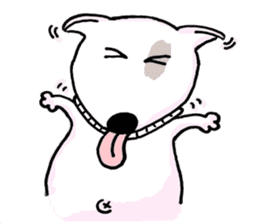 Arron the Bull Terrier sticker #3431374