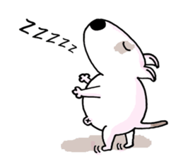 Arron the Bull Terrier sticker #3431376