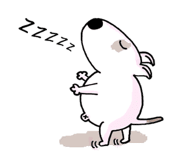 Arron the Bull Terrier sticker #3431376