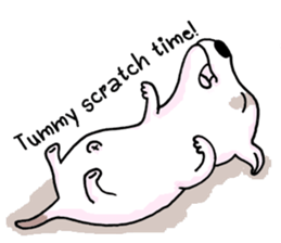 Arron the Bull Terrier sticker #3431377