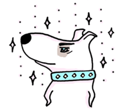Arron the Bull Terrier sticker #3431380