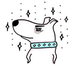Arron the Bull Terrier sticker #3431380