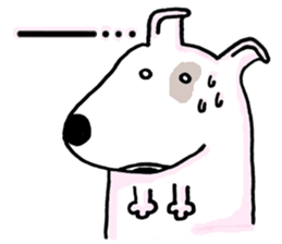 Arron the Bull Terrier sticker #3431381