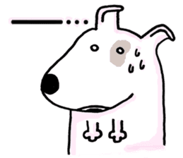 Arron the Bull Terrier sticker #3431381