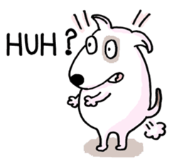 Arron the Bull Terrier sticker #3431385