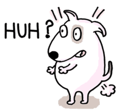 Arron the Bull Terrier sticker #3431385