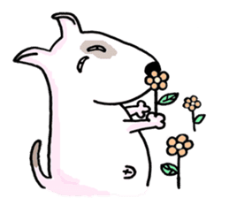 Arron the Bull Terrier sticker #3431386