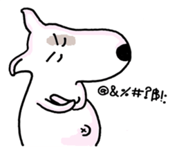 Arron the Bull Terrier sticker #3431387