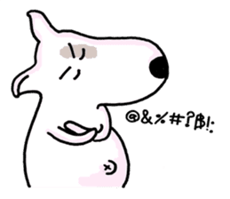 Arron the Bull Terrier sticker #3431387