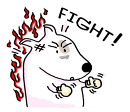 Arron the Bull Terrier sticker #3431388