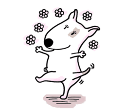Arron the Bull Terrier sticker #3431389
