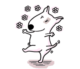 Arron the Bull Terrier sticker #3431389