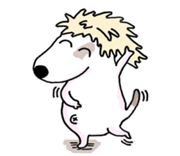 Arron the Bull Terrier sticker #3431390