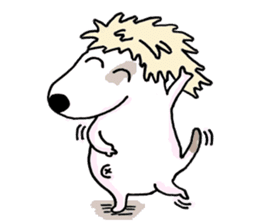 Arron the Bull Terrier sticker #3431390