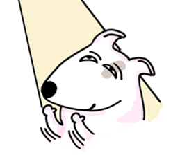 Arron the Bull Terrier sticker #3431391