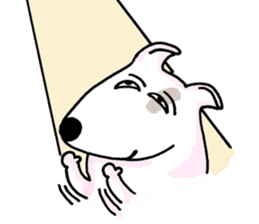 Arron the Bull Terrier sticker #3431391