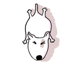 Arron the Bull Terrier sticker #3431392