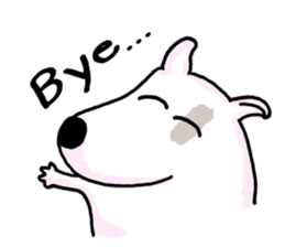 Arron the Bull Terrier sticker #3431393