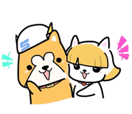 (B.B.B) ss3 Shibamaru and Tamami sticker #3432215