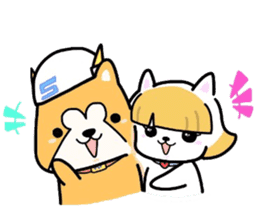 (B.B.B) ss3 Shibamaru and Tamami sticker #3432215
