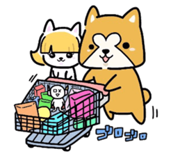 (B.B.B) ss3 Shibamaru and Tamami sticker #3432217