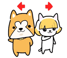 (B.B.B) ss3 Shibamaru and Tamami sticker #3432219