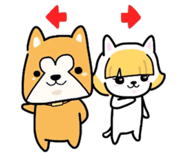 (B.B.B) ss3 Shibamaru and Tamami sticker #3432219