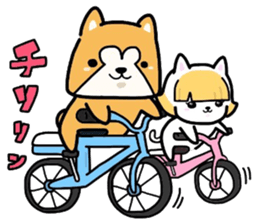 (B.B.B) ss3 Shibamaru and Tamami sticker #3432222
