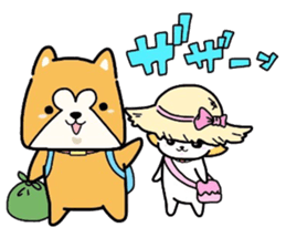 (B.B.B) ss3 Shibamaru and Tamami sticker #3432225