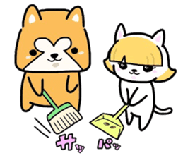 (B.B.B) ss3 Shibamaru and Tamami sticker #3432230