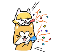 (B.B.B) ss3 Shibamaru and Tamami sticker #3432231