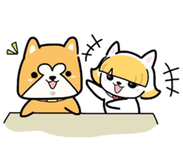 (B.B.B) ss3 Shibamaru and Tamami sticker #3432232