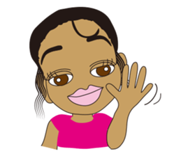 Half Girl Man-chan sticker #3432435