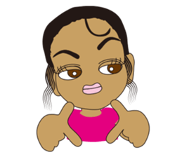 Half Girl Man-chan sticker #3432437