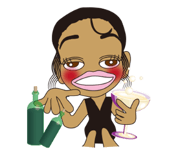 Half Girl Man-chan sticker #3432439