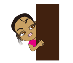 Half Girl Man-chan sticker #3432440