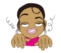 Half Girl Man-chan sticker #3432442