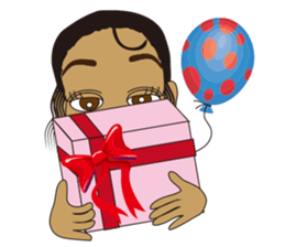 Half Girl Man-chan sticker #3432444