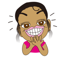 Half Girl Man-chan sticker #3432445